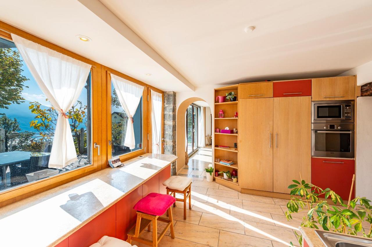 Casa Alma Villa Brione sopra Minusio Bagian luar foto